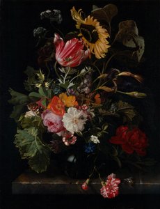 Boeket bloemen in een vaas